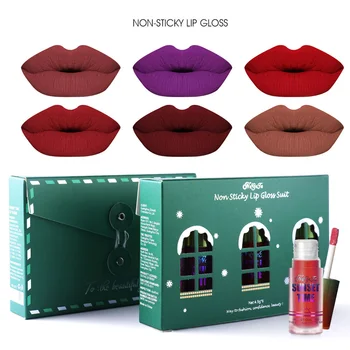

NEW 1 Set Liquid Lipstick Lip Glaze Matte Long Lasting Non-stick Cup Makeup for Women