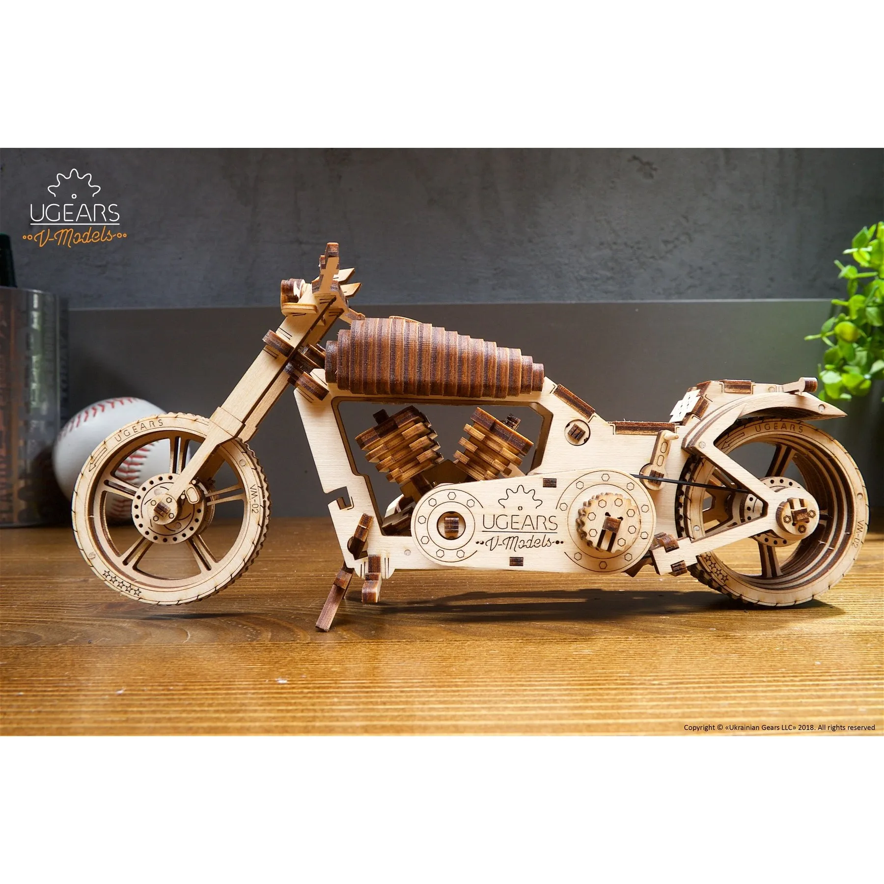 Сборная модель Байк VM-02 UGEARS