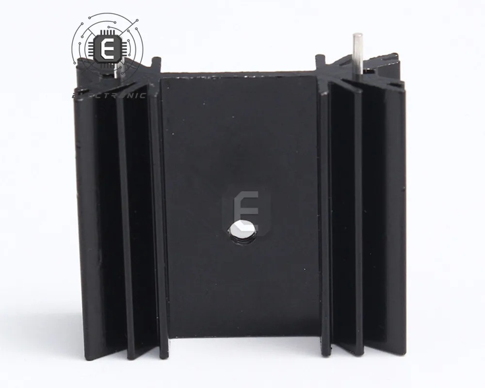 5PCS/Lot Transistor IC Heat Sink For TO-220 Aluminum 34*12*30MM Radiator Cooling Tape For High Power LED Amplifier