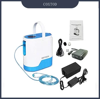 

COXTOD Portable Oxygen Concentrator Air Purifier for Healthcare Home Use 1-5L/min with Battery/Bag/Trolley Oxygen Machine