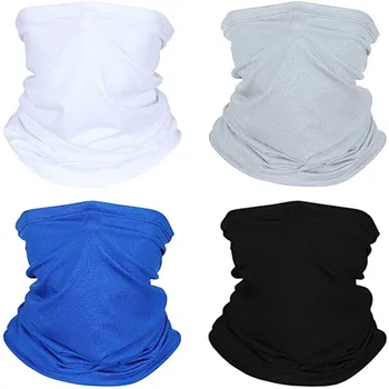 

6pcs Scarf 2020 Summer UV Protection Neck Gaiter Scarf Sunscreen Breathable Neck Bandanas for Men Women Dropshipping d4