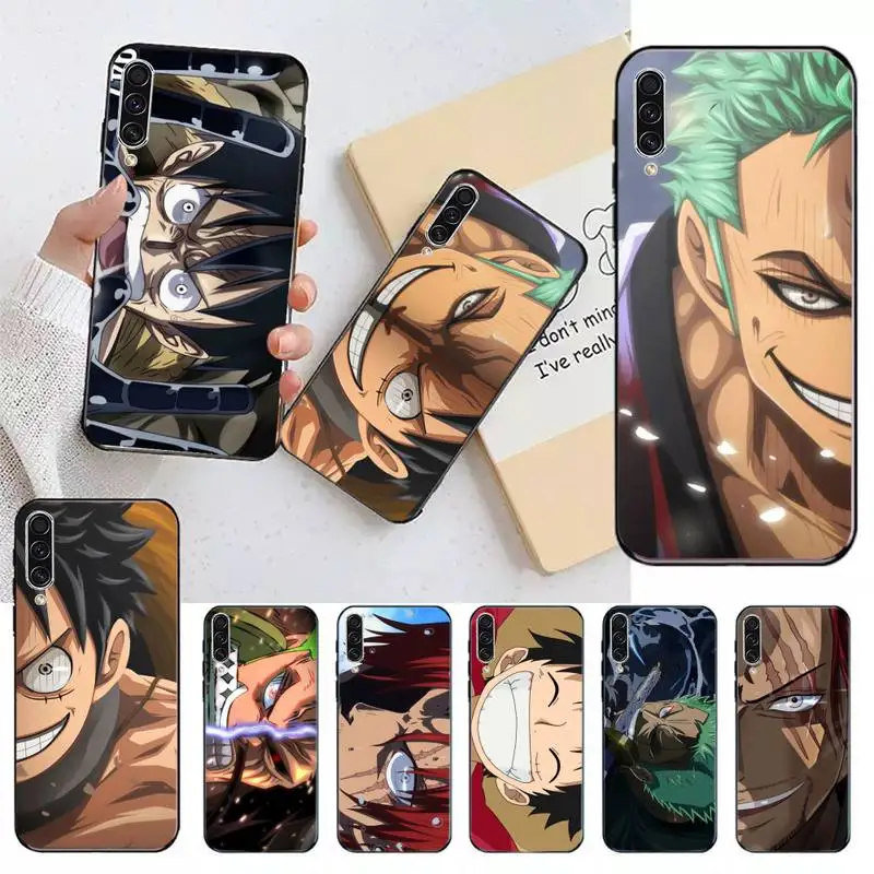 

Anime One Piece Face Phone Case For Samsung galaxy S 7 8 9 10 20 edge A 6 10 20 30 50 51 70 note 10 plus