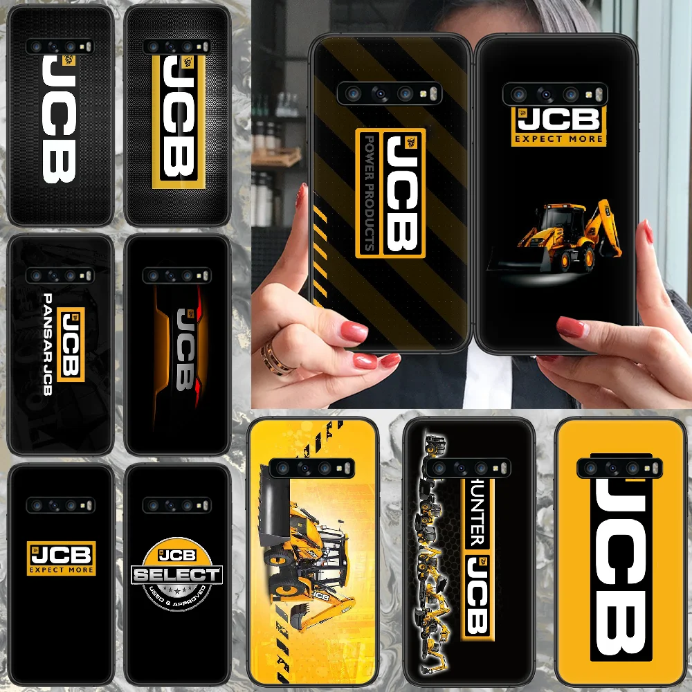 Чехол jcb для телефона с логотипом экскаватора Samsung Galaxy S 10 20 3 4 5 6 7 8 9 Plus E Lite Uitra