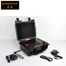 TIPTOP сценический светильник искра машина фейерверков консольный, DMX/беспроводной 2,4G USB Светодиодная лампа фейерверк Spary Jet Effect программная консоль