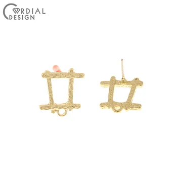 

Cordial Design 100Pcs 14*16MM Jewelry Accessories/Square Shape/Earring Findings/Hand Made/DIY Parts/Jewelry Making/Earrings Stud