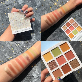 

9 Colors Eye Shadow Palette Glitter Pressed Shimmer Matte Metallic Powder Waterproof Paleta Makeup Eyeshadow Pallete Cosmetic