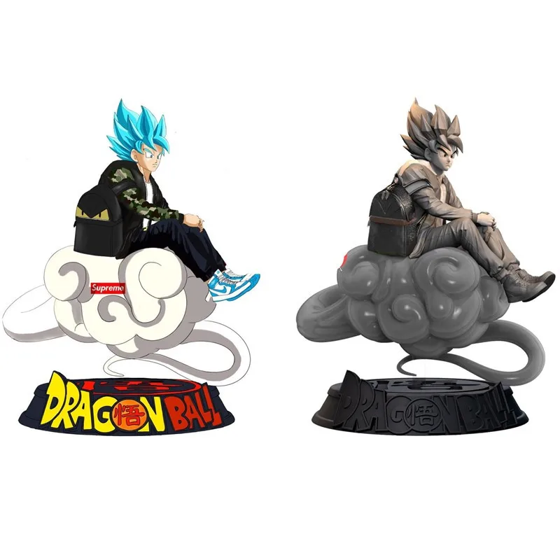1" Статуя Dragon Ball Супер Saiyan бюст Белое Облако Сон Гоку полноразмерный портрет Kakarotto анимационная фигурка GK игрушечная коробка 34 см V582