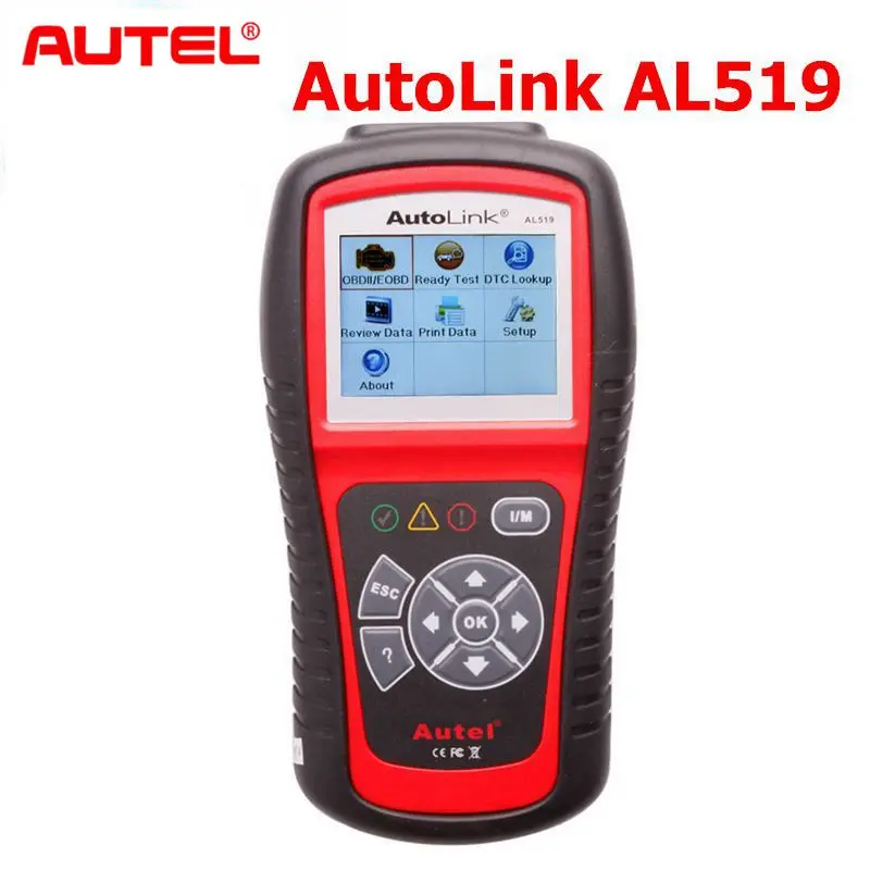 autel AL519 OBD2 автоматический сканер Бортовая Система диагностики 2 автомобиля диагностический сканер Eobd Automotivo автомобильный сканирующий инструмент