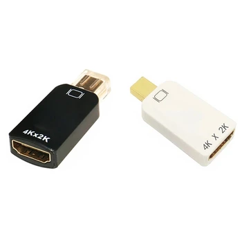 

4Kx2K Mini DP to HDMI Adapter DisplayPort Male to Female HD 1080P HDMI Converter for Air Pro