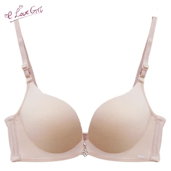 

E lovegirl Sexy 3/4 Cup Underwear Female Bra No Steel Ring Bra New Product Seamless Bra One Piece Adjustable Bra