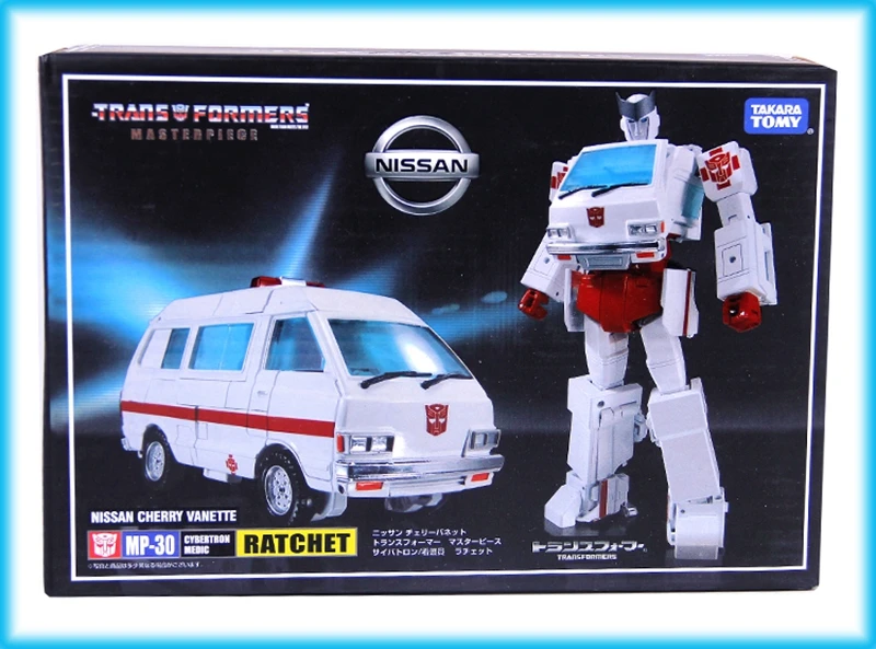 Transformers Takara Tomy Masterpiece MP-30 Ratchet Nissan Cherry Vanette Toy New Transformers Takara Tomy Masterpiece MP-30 Ratchet Nissan Cherry Vanette Toy New