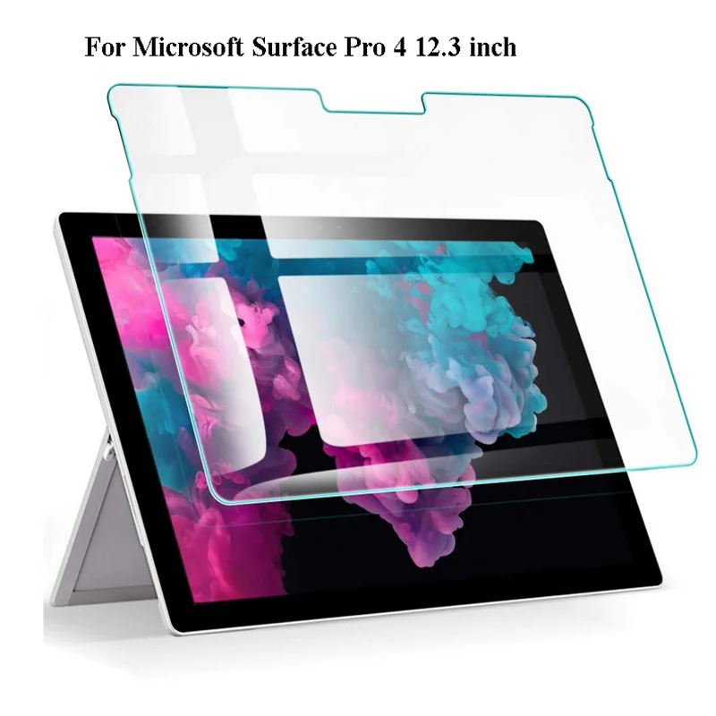 Премиум Закаленное стекло Защитная пленка для экрана для microsoft Surface Pro 1/2/3/4/5/6/7/X/RT 12," 10,8" 10,6" - Цвет: Surface Pro 4