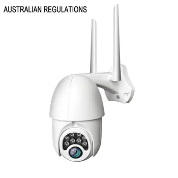 

Wifi PTZ IP Camera Siren Light 8 LEDs Auto Tracking Cloud Home Security CCTV Camera Digital Speed Dome Camera