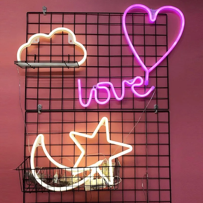 

LED Dual-Use Neon USB Battery Box New Style Indoor Decorative Lights Welcome Processing Customizable