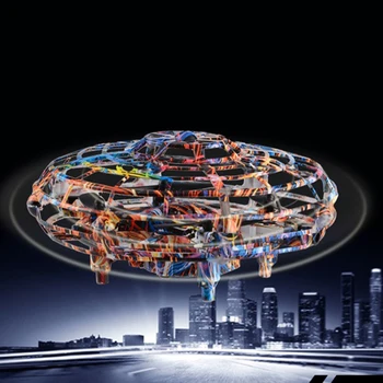 

Mini Flying Helicopter Doodling UFO RC Drone Hand Sensing flayaball Anticollision Aircraft 5 induction Quadcopter Dron Kids Toys