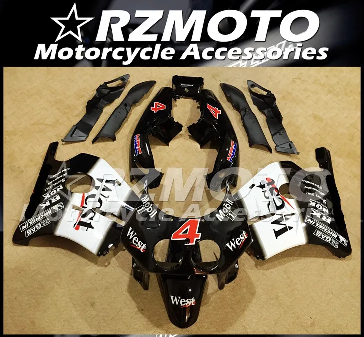 ABS мотоцикл обтекатель комплект для HONDA CBR250RR MC22 1990-1999 год кузов литья под давлением Магазин № 1249