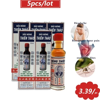 

5pcs Chinese Herbal Shaolin Analgesic Cream Suitable Rheumatoid Arthritis Joint Pain Back Pain Relief Knee Analgesic Oil Balm