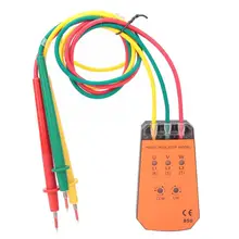 Высокая точность профессиональный мини портативный фазоуказатель фаза последовательный тестер Индикатор