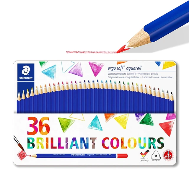 Staedtler Coloured Pencils - Ergosoft - 24 pcs » Cheap Delivery