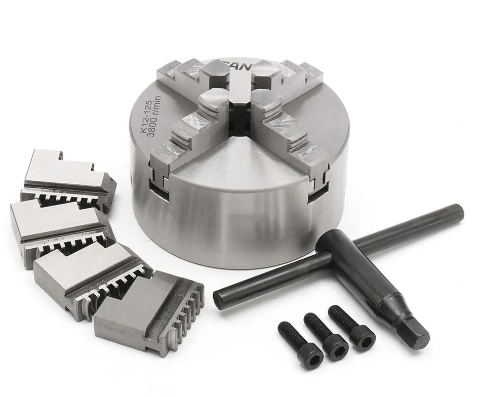 

Патрон SAN OU K12-125 Высокоточный 4-кулачковый Самоцентрирующийся для сверлильного фрезерного станка механический станок