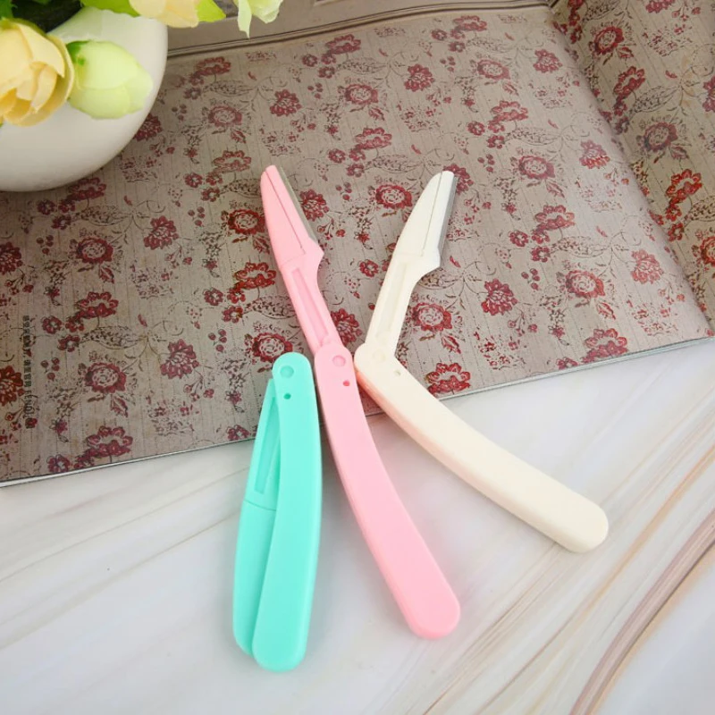 Eyebrow Razor Trimmer Extra Precision Disposable Facial Hair Remover Multipurpose Exfoliating Epilator Makeup Beauty Tools 3pcs