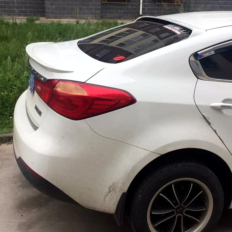 

UBUYUWANT High Quality ABS Material Roof Spoiler For Kia K3 2011-2018 Primer Color Car Tail Wing Decoration Rear roof Spoiler
