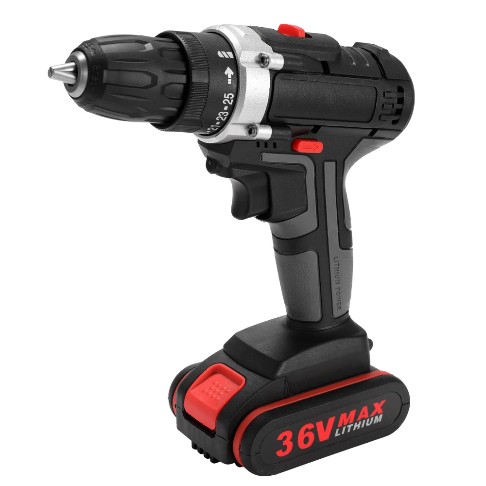 Electric Impact Cordless mini Drill 36V Cordless electric screwdriver Wireless Hand Drills Home DIY Electric Power Tools rotary - Цвет: 1 battery