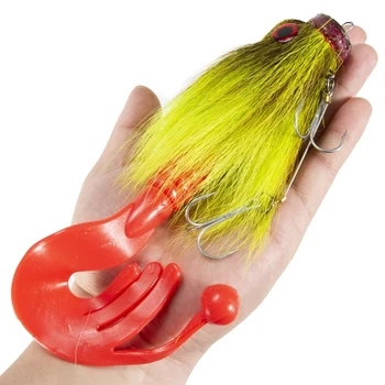 

1pcs Mouse Fishing Lure Resin Rat Swimbait Freshwater Saltwater Pike Lure Soft Fly Fishing Lures With Double Hooks