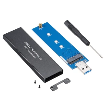 

USB3.0 to NGFF M.2 SSD Enclosure M.2 SATA to USB3.0 Adapter Card Hard Drive Disk