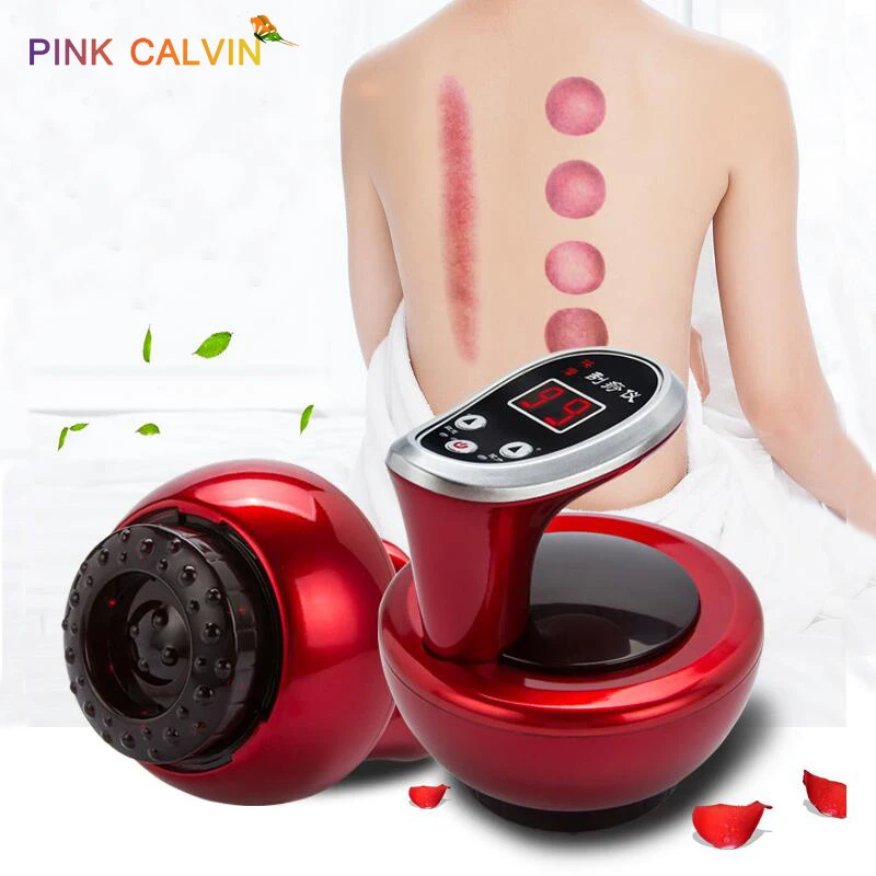 

USB Rechargeable Scraping Massager Scraper Body Relaxation Massage Stimulate Acupoints Vacuum Copping Guasha Device Healthy Care