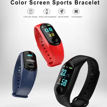 

M3 Sport Fitness Tracker Watch Smartband Smart Bracelet Blood Pressure Heart Rate Monitor Smart Band Wristband Men M3