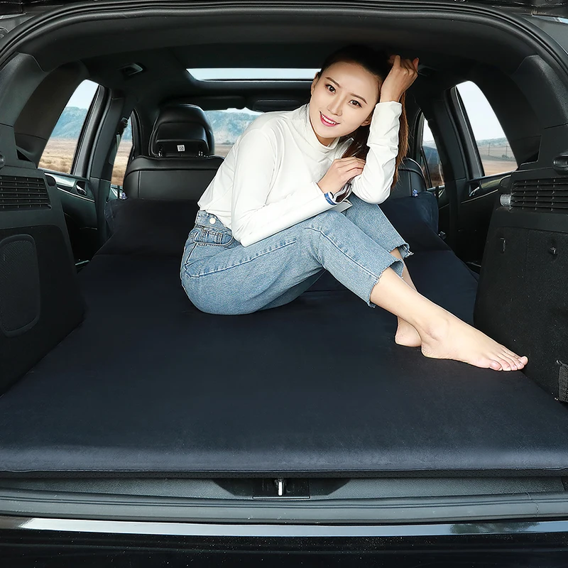 Automatic Air Mattress  Suv Car bed Camping Air Mattress Auto Sleeping Cusion Blow Up Bed Inflatable Travel Mattress Raised