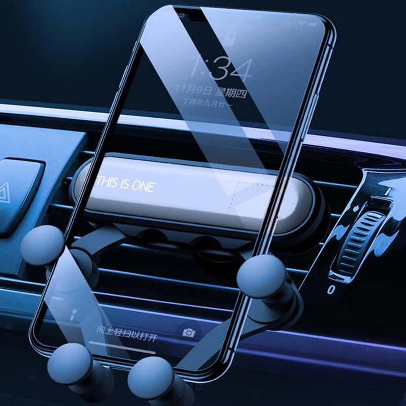 

BROSHOO Car Accessories Car Air Vent GPS Phone Holder for Cell Phone Stretch Telescopic Clip Mount Stand Car Phone Holder