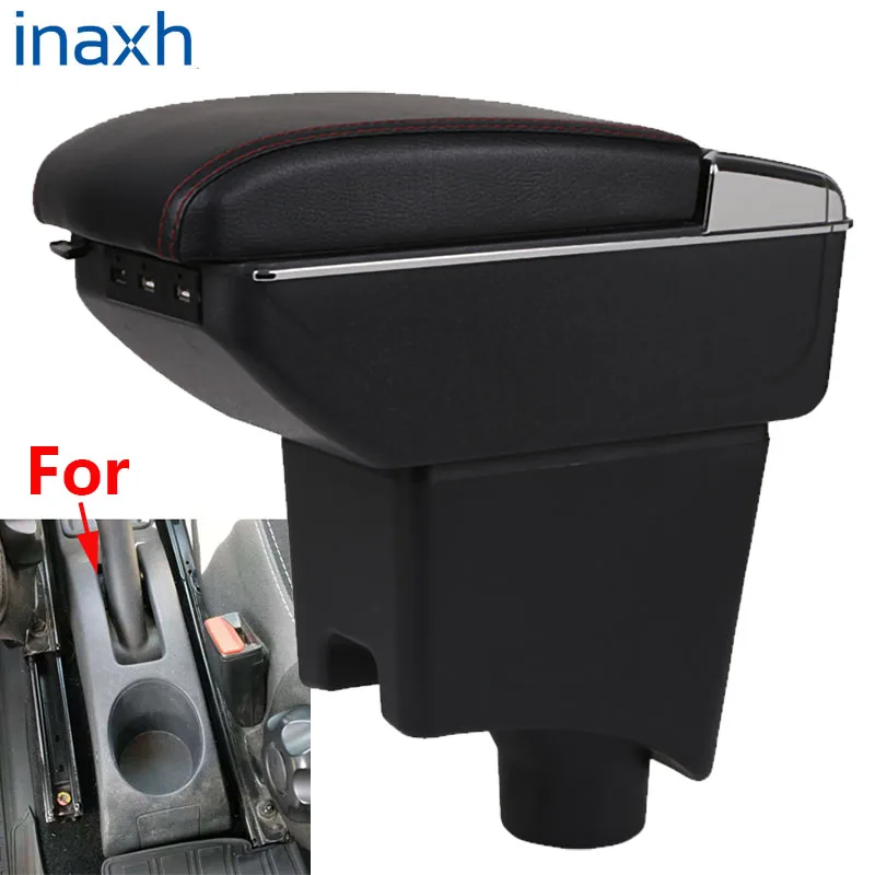 

For Renault Sandero Armrest 2013 Retrofit parts dedicated Car Armrest box Center Storage box car accessories Interior 3USB