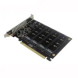 NVMe – carte d'extension M.2 à PCIe X16, 4 bay SSD, SSD, disque SSD 