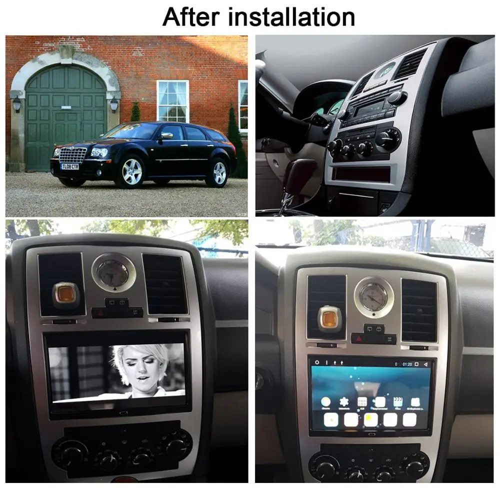 Aotsr 8 core Android 1 Автомобильный GPS для Chrysler 300C 2004-2008 автомобильный dvd-плеер с 3G 4G WIFI BT SWC