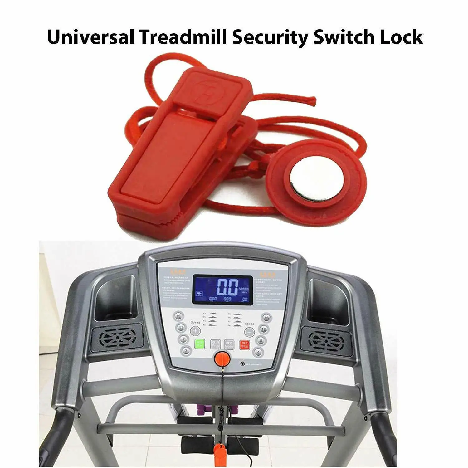 

Safety Key Treadmill Magnetic Security Switch Lock for Fitness Running Machine