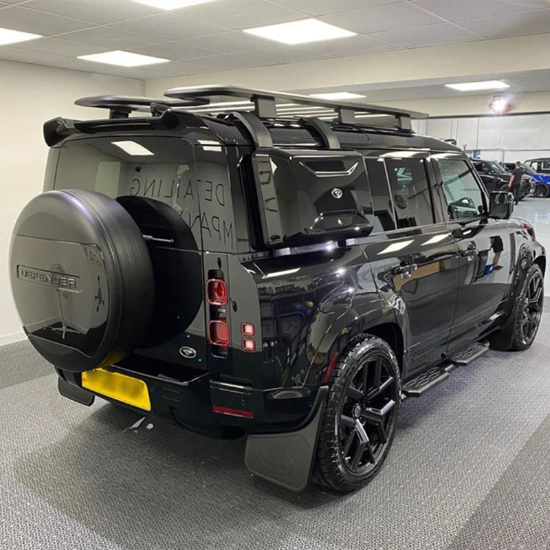 

For LAND ROVER DEFEND 2020 2021 high quality ABS Plastic Unpainted Color Rear Spoiler Wing Trunk Lid Cover Car Styling
