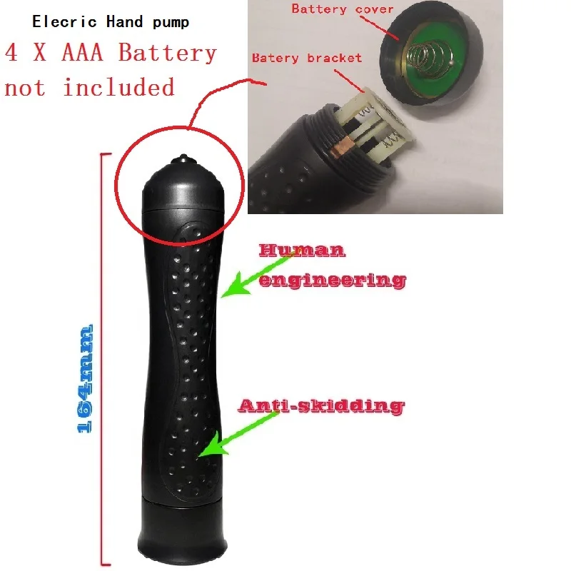 New Design Electric Spa Water Pump Bath Pen-is Enlargement Vacuum water pump With Electric Hand pump Waterproof 4
