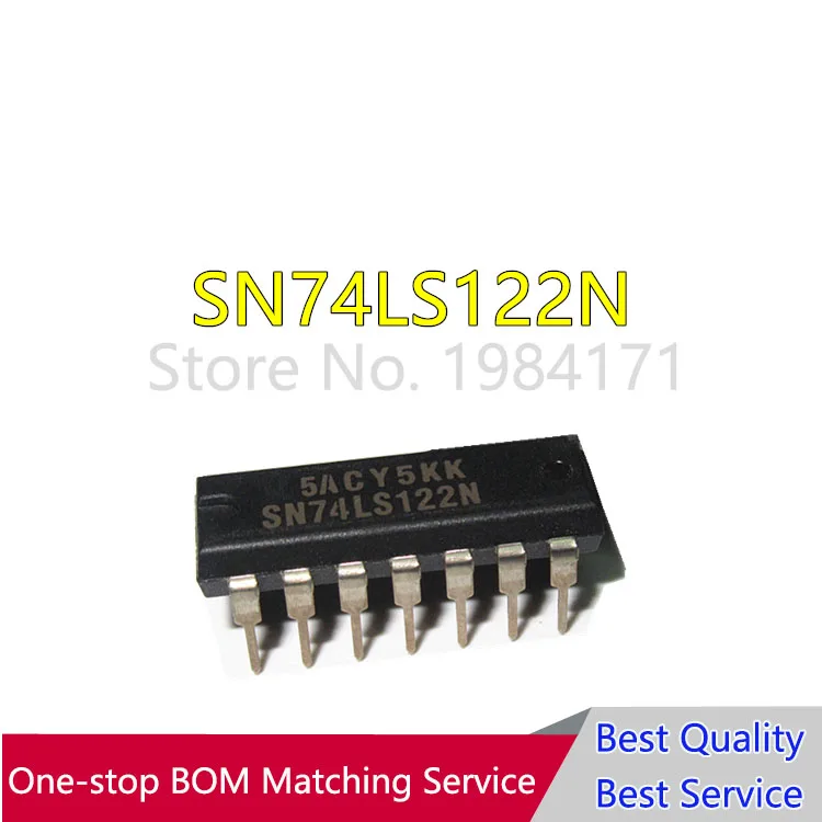 10 шт. SN74LS122N 74LS122 74LS122N DIP14 новые и оригинальные перезапущенные моностабильные