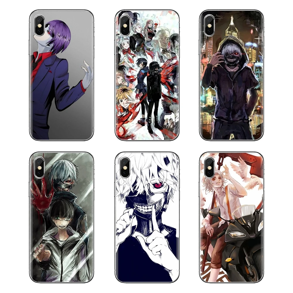 For Xiaomi Redmi 4A S2 Note 3 3S 4 4X 5 Plus 6 7 6A Pro Pocophone F1 TPU Transparent Bag Case tokyo ghoul kirishima touka Kaneki |