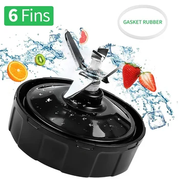 

6 Fins Blender Blade Replacement Parts for 16 Oz Blender Cup Nutri Ninja AutoAuto-IQ BL660 BL663 BL663CO BL665Q BL740