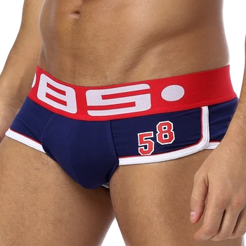 

Men Sexy Underwear Man Underpants Male Panties Gay Briefs Cotton Comfortable Breathable Mesh Cuecas U Pouch Mens Brief BS39