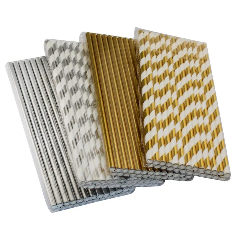 3000pcs-Wedding-Supply-Striped-Party-Paper-Straws-Party-Favor-Decorative-Metallic-Gold-Silver-Foil-Paper-Drinking
