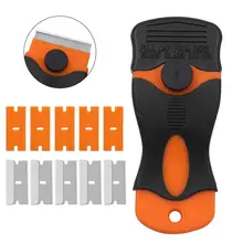  Car Window Tint Ceramic Glass Oven Razor Scraper Plastic Handle Razor Scraper Ceramic Glass Oven Window Tinting Tool Blade 