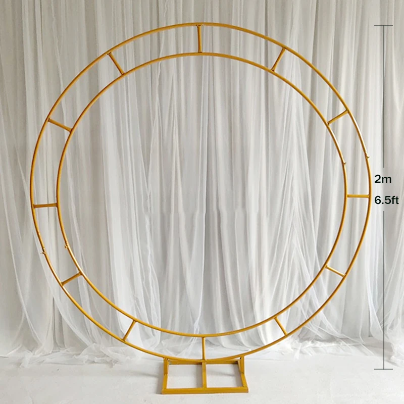 JAROWN-Wedding-Props-Wrought-Iron-Ring-Arches-Wedding-Background-Flower-Stand-Flower-Arrangement-Dec1