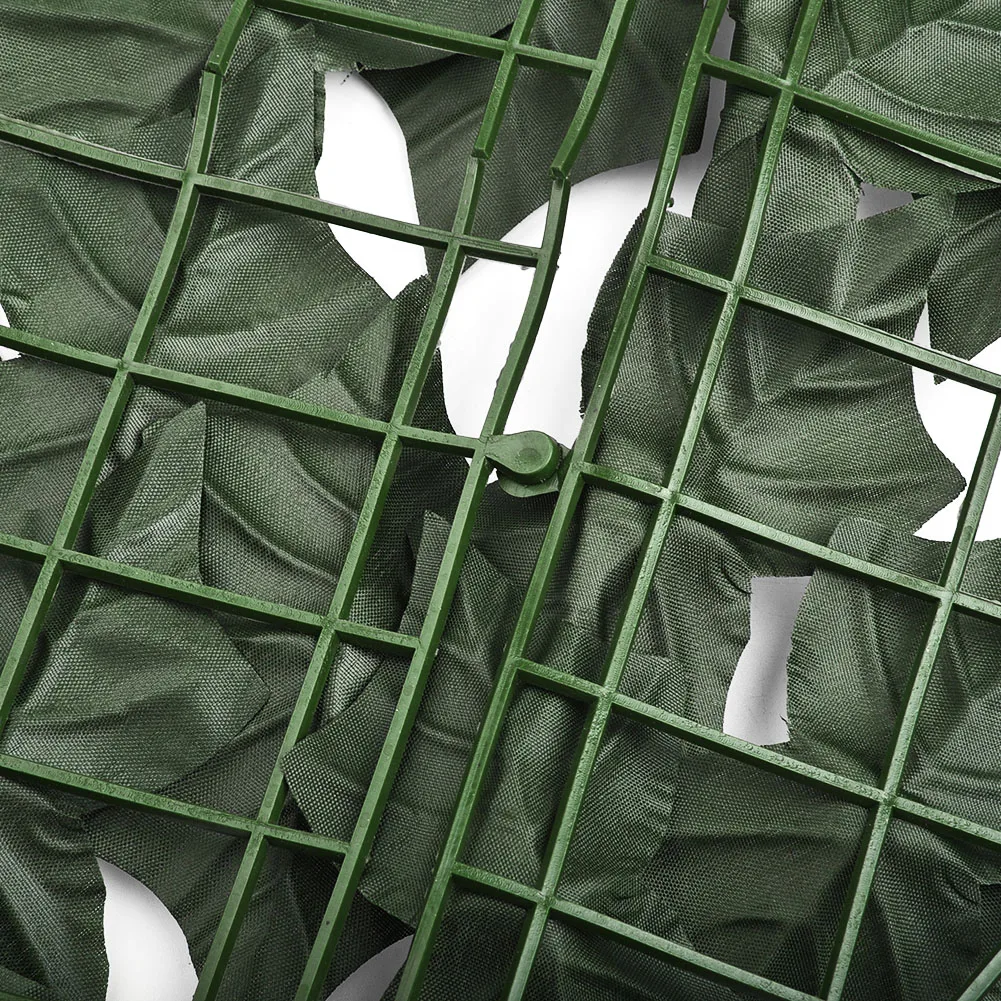4PCS Artificial Hedge Panels Garden Fence Wall Landscaping Privacy Screen Mesh Trellis Home Outdoor Decor 25*50CM