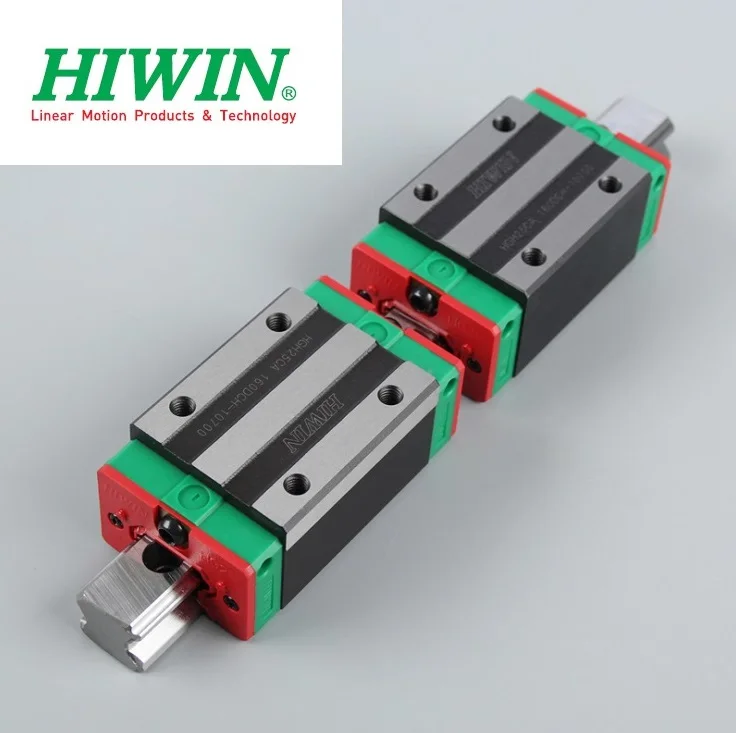 2 шт. 100% Оригинал HIWIN rail HGR15-L 2000 мм rail + 4 шт. HGH15CA линейный узкий блок подшипники