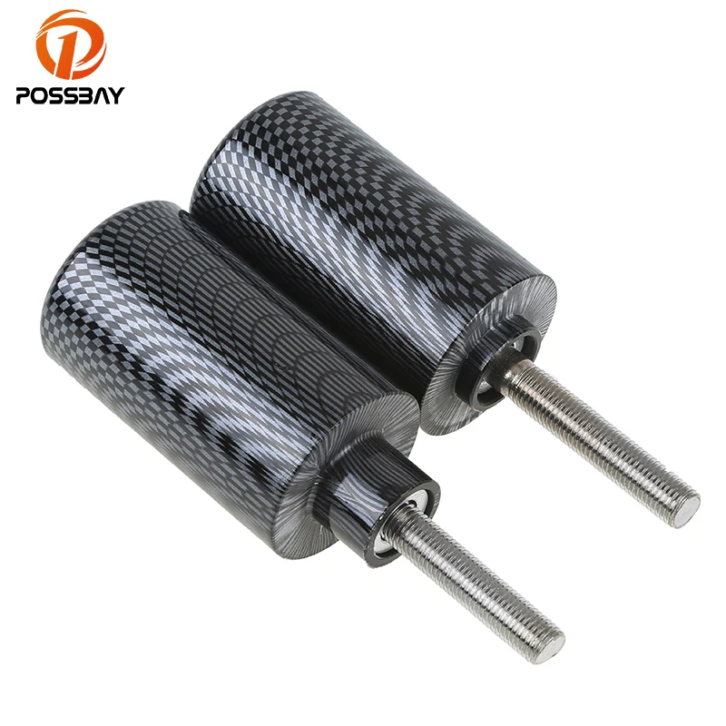 Possbay Motorcycle No Cut Frame Sliders Falling Protection Anti Crash