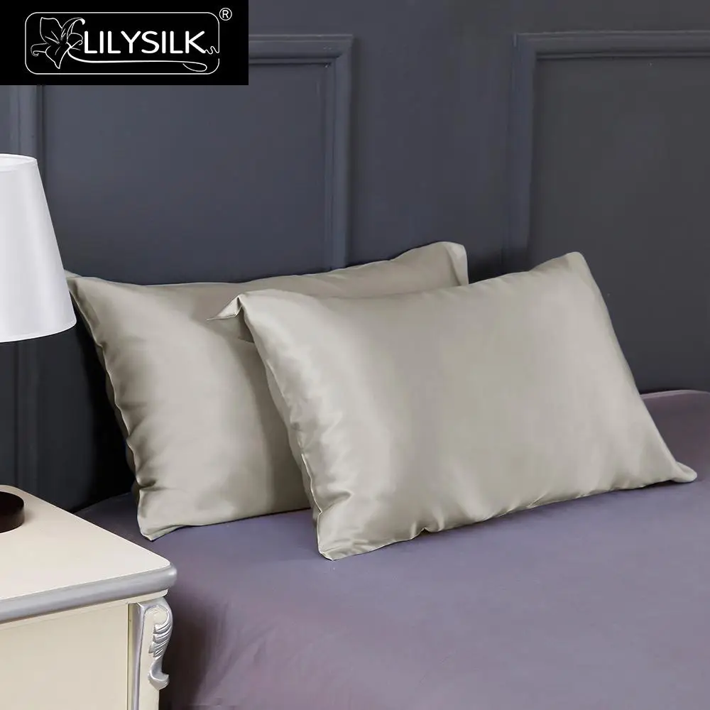 Lilysilk шелковая наволочка с ушками 19 Momme 100% натуральный шелк Mulberry|100 silk pillowcase|silk
